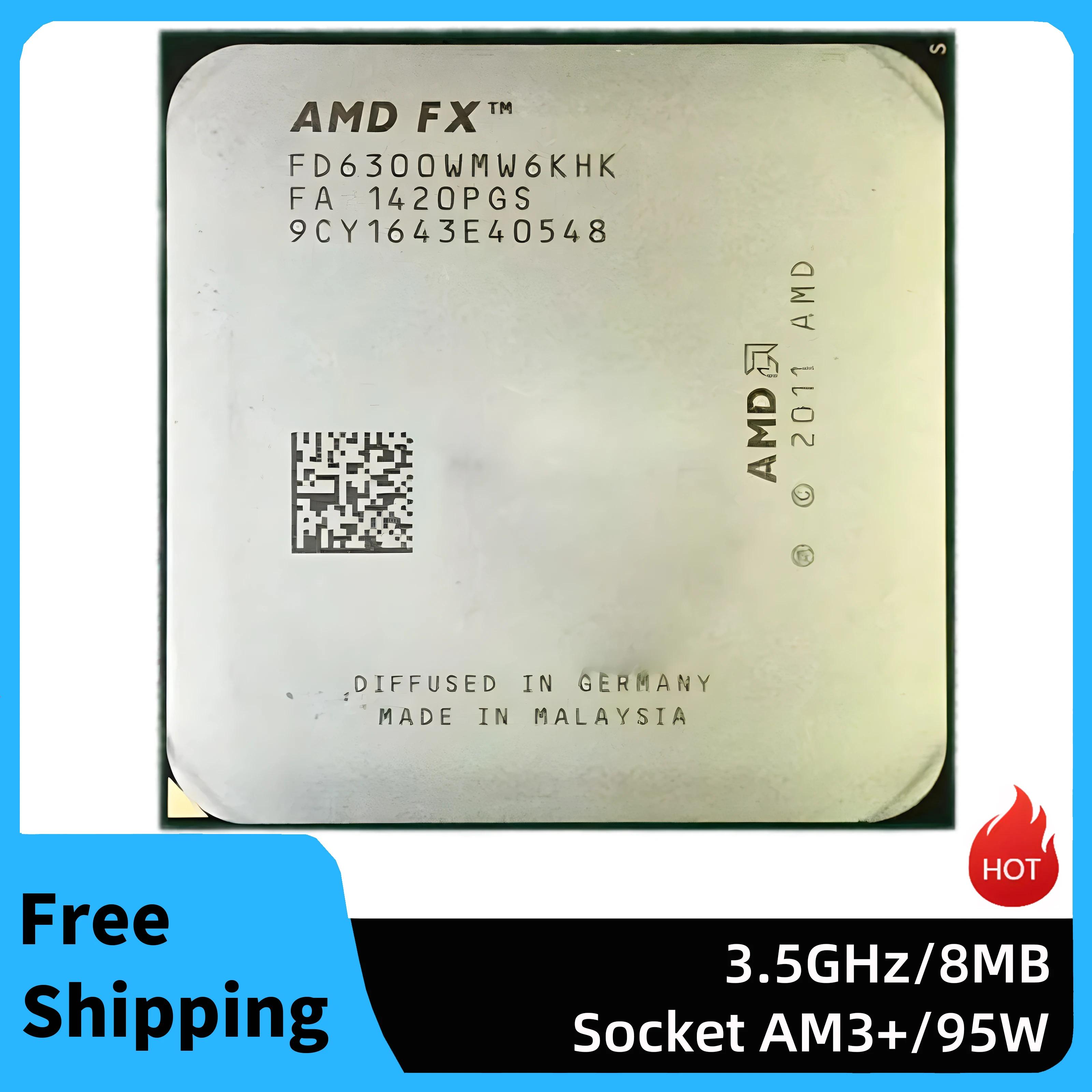 AMD FX ø FX6300 FX 6300, 3.5 GHz 6 ھ CPU μ, FD6300WMW6KHK  AM3 +